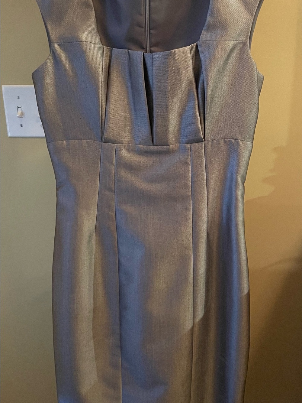 Calvin Klein Silver Column Dress